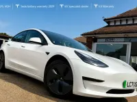 Used Tesla Model 3 Long Range AWD 366 kW (498 HP) 2021 White Sedan