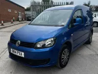 Usado VW Caddy Trendline 102 HP (75 kW) 2014 Azul Monovolume