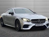 Used Mercedes E350 AMG line 299 HP (219 kW) 2019 Iridium silver Coupe