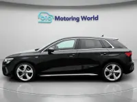 Begagnad Audi A3 S-Line 148 HK (108 kW) 2022 Svart Sedan