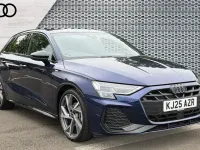 Used Audi A3 Black Edition 150 HP (110 kW) 2025 Blue