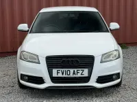 Used Audi A3 Sportback Black Edition 138 HP (101 kW) 2010 White Hatchback