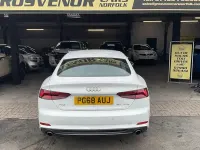 Used Audi A5 Sportback S-Line 190 HP (139 kW) 2019 White Hatchback