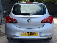 Used Vauxhall Corsa Design Edition 75 HP (55 kW) 2017 Silver Hatchback