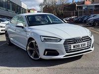 Used Audi A5 Sportback Sport 150 HP (110 kW) 2018 White Hatchback