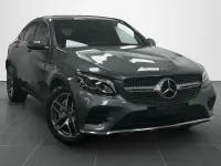 Begagnad Mercedes GLC220 AMG line 2018 Grå Sportkupé