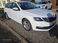 Used Skoda Octavia SE Technology 115 HP (84 kW) 2020 White Estate