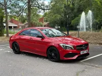 Used Mercedes CLA180 AMG line 2017 Red Coupe