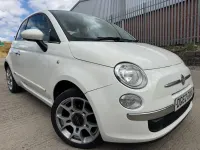 Used Fiat 500 Lounge 69 HP (50 kW) 2012 White Hatchback
