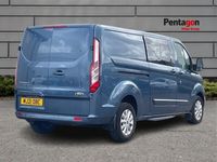 used Ford 300 Transit Custom 2.0Ecoblue Limited Crew Van 5dr Diesel Manual L2 H1 Euro 6 s/s 130 Ps