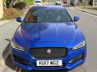 Used Jaguar XE R-Sport 180 HP (132 kW) 2017 Blue Sedan