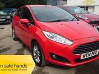 Used Ford Fiesta Zetec 82 HP (60 kW) 2014 Red Hatchback