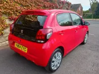 Used Peugeot 108 Active 68 HP (50 kW) 2014 Red Hatchback