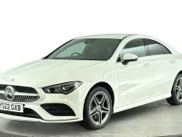Used Mercedes CLA250e AMG line 218 HP (160 kW) 2022 White Coupe