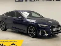 Used Audi A5 Sportback S-Line 163 HP (119 kW) 2022 Blue Hatchback