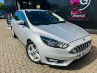Begagnad Ford Focus Titanium 120 HK (88 kW) 2016 Silver Halvkombi