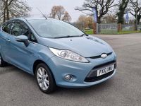 Used Ford Fiesta Zetec 2010 Blue Hatchback