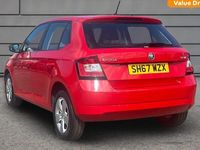 Used Skoda Fabia SE 75 HP (55 kW) 2017 Red Hatchback