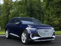 Used Audi Q4 e-tron S-Line 150 kW (204 HP) 2023 Blue SUV