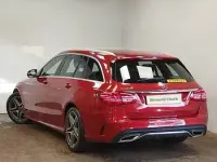 Used Mercedes C200 AMG line 184 HP (135 kW) 2019 Red Estate