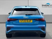 Used Audi A3 S-Line 110 HP (80 kW) 2023 Blue Sedan
