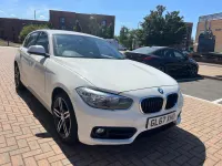 Used BMW 118 Sport Line 136 HP (100 kW) 2017 White Hatchback