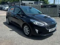 Used Ford Fiesta Zetec 100 HP (73 kW) 2018 Black Hatchback