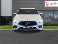 Used Mercedes A180 AMG line 136 HP (100 kW) 2019 White Hatchback