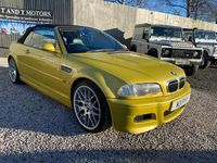Used BMW M3 M Sport 343 HP (252 kW) 2002 Yellow Cabriolet