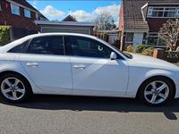 Used Audi A4 2013 White Sedan