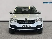 Used Skoda Karoq SE 116 HP (85 kW) 2018 White SUV