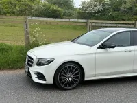 Used Mercedes E350 AMG line 2020 White Sedan