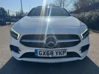 Begagnad Mercedes A180 AMG Line Premium Plus 116 HK (85 kW) 2018 Vit Halvkombi