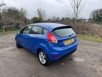 Used Ford Fiesta Zetec 2013 Blue Hatchback