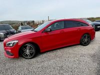 Used Mercedes CLA220 Shooting Brake AMG line 177 HP (130 kW) 2016 Red Estate
