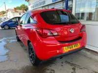 Used Vauxhall Corsa 75 HP (55 kW) 2019 Lava red Hatchback
