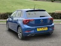 New VW Polo Match 2025 Blue Hatchback