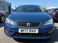 Used Seat Leon SE Dynamic 110 HP (80 kW) 2017 Blue Hatchback