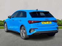 Used Audi A3 Sportback Black Edition 150 HP (110 kW) 2023 Blue Hatchback