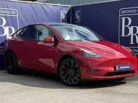 Used Tesla Model Y Performance 75 kW (102 HP) 2022 Red SUV