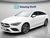 Used Mercedes CLA250e Shooting Brake AMG line 2021 White Estate