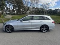 Used Mercedes C220 AMG line 170 HP (125 kW) 2015 Silver Estate