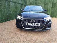 Used Audi A3 S-Line 2022 Black Sedan