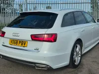 Used Audi A6 S-Line 272 HP (200 kW) 2018 White Estate