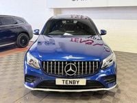 Used Mercedes GLC350 AMG line 258 HP (189 kW) 2017 Blue Coupe