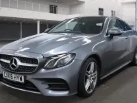 Used Mercedes E220 AMG Line Premium 194 HP (142 kW) 2018 Grey Coupe