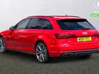 Used Audi A4 Black Edition 190 HP (139 kW) 2019 Red Estate