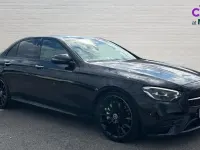 Used Mercedes E200 AMG line 200 HP (147 kW) 2022 Black Sedan