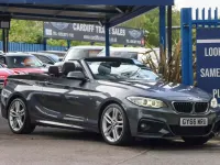 Usado BMW 218 M Sport 2016 Cinzento Cabrios