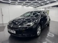Used Vauxhall Astra Design Edition 110 HP (80 kW) 2018 Black Hatchback